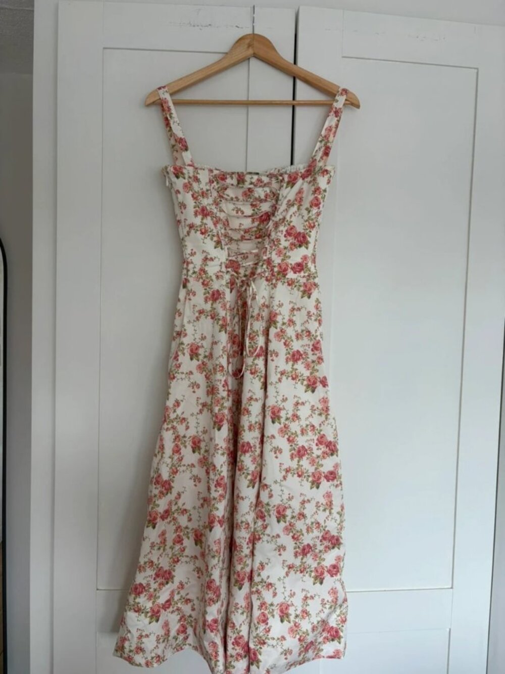 House of CB Carmen Floral Corset Midi Dress, Size M - Picture 2 of 6